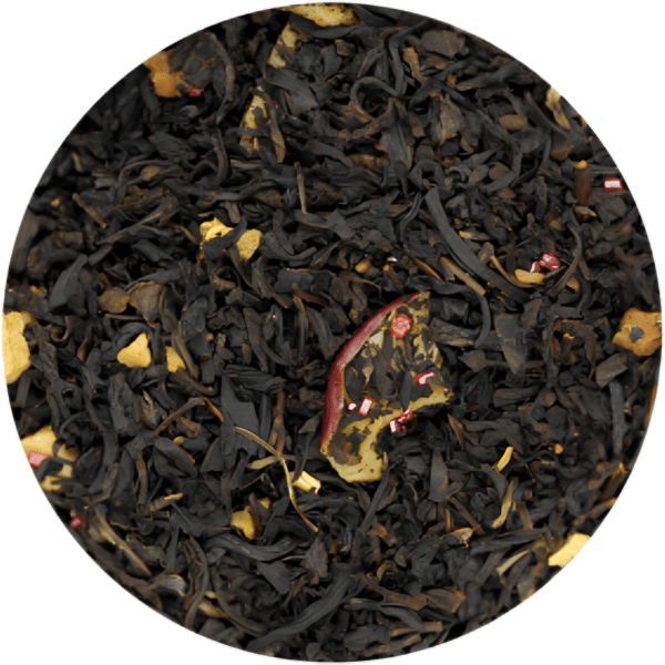 Circular Image of Candy Caramel Apple Black Tea